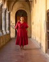 Sorrento Linen Midi Dress - Vibrant Red | Plus Size & Straight Size Women's Fashion | Universal Standard