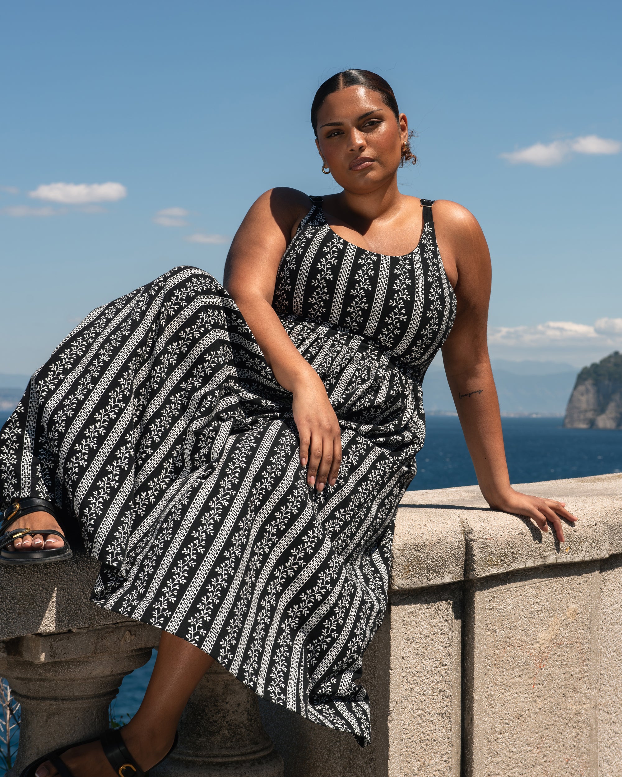 Cayo Cami Dress - / Florentine Print- SizeM - by Universal Standard Cayo Cami Dress - / Florentine Print- SizeM - by Universal Standard