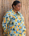 Dawn Linen Blend Hi Low Tunic - Limoncello Print | Plus Size & Straight Size Women's Fashion | Universal Standard