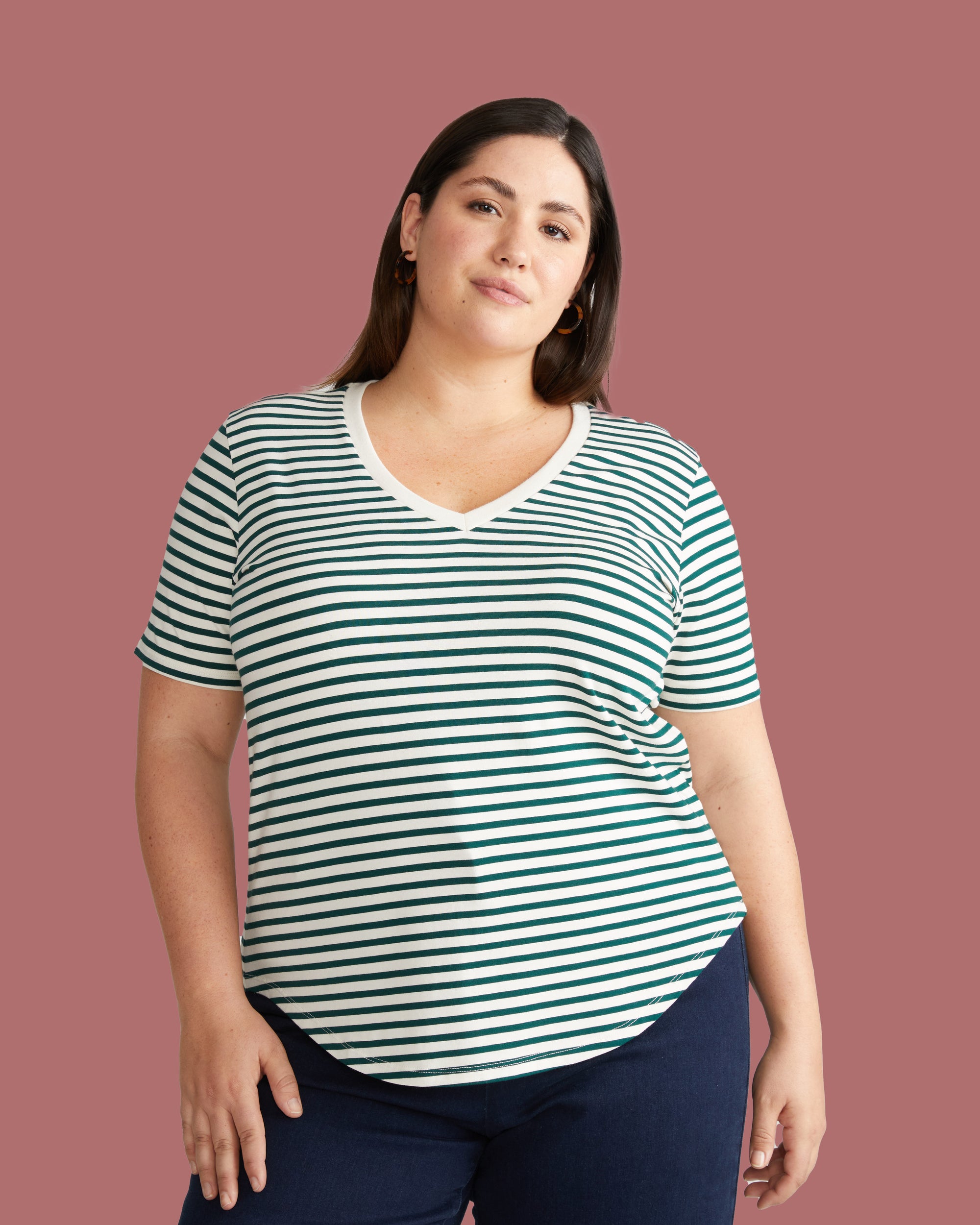 V Rex - Bone/Botanic Stripe