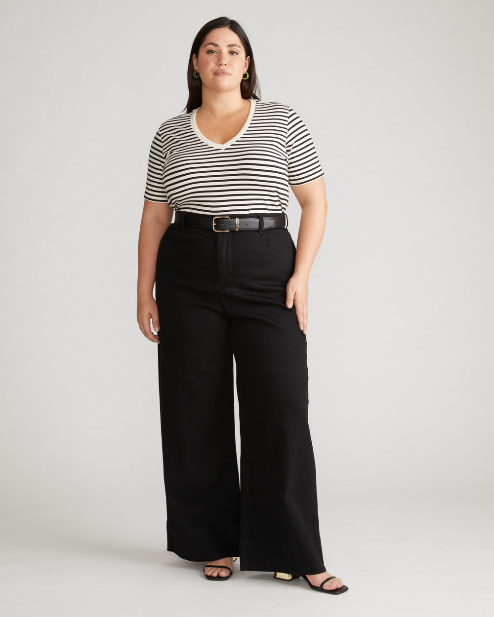 V Rex - Ecru/Black Stripe