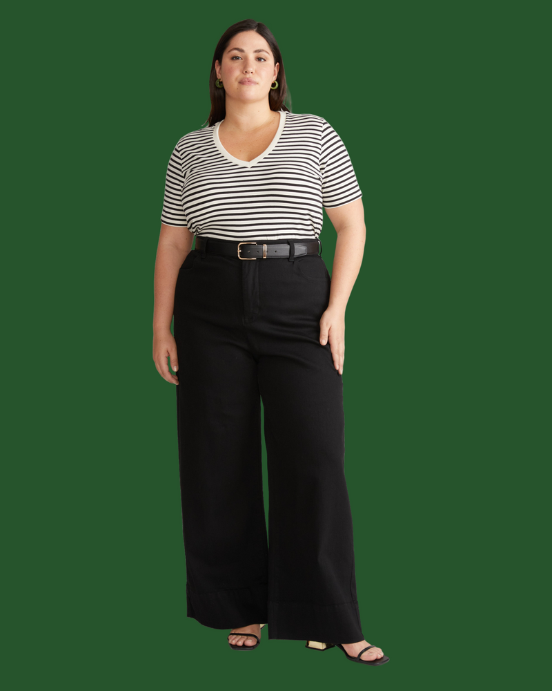 V Rex - Ecru/Black Stripe