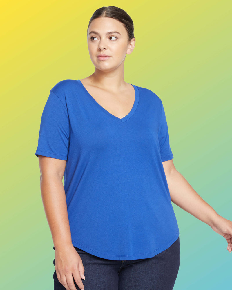 V Rex - Lapis | Plus Size & Straight Size Women's Fashion | Universal Standard