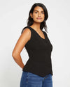 The Tailored Vest - Black