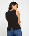 The Tailored Vest - Black