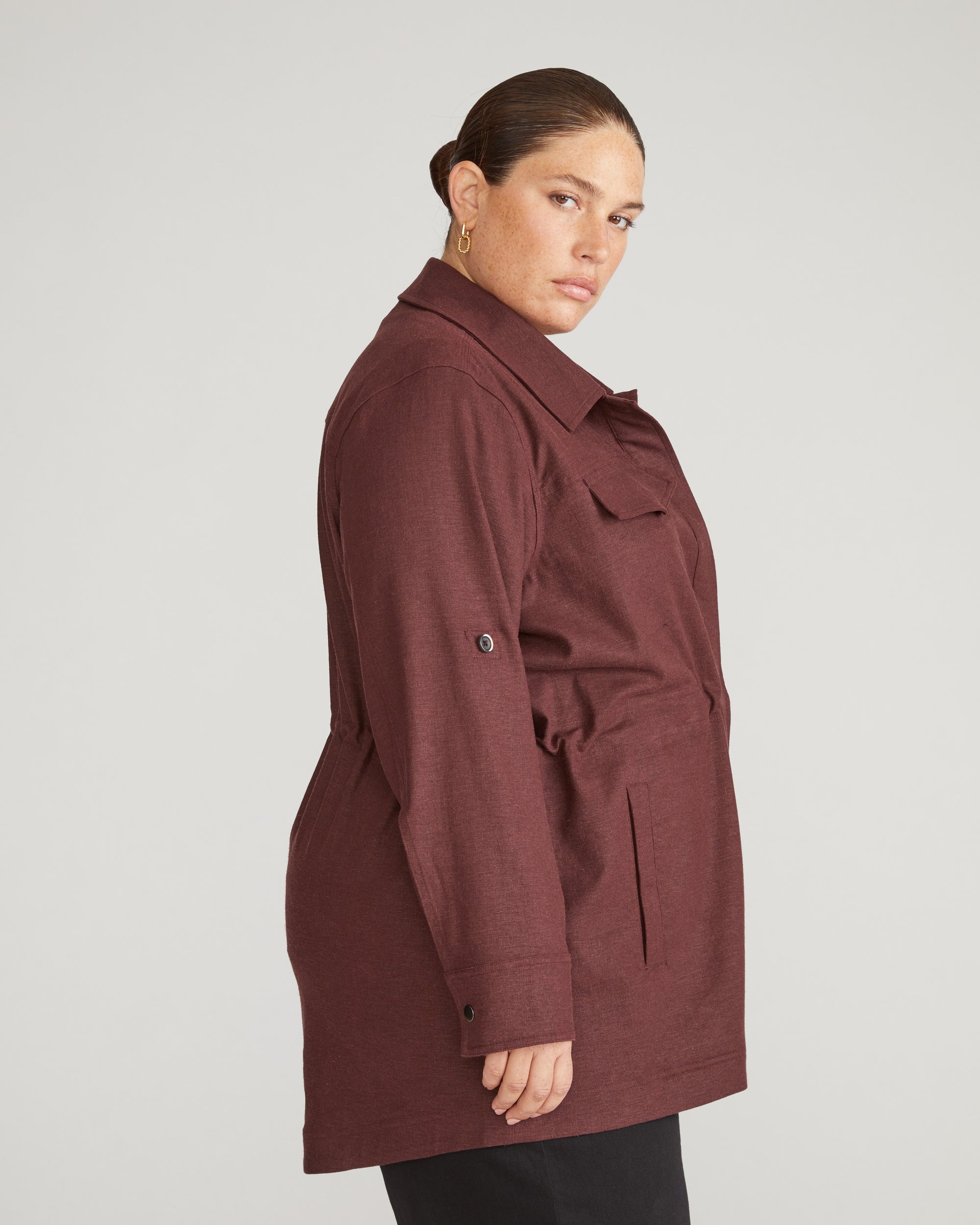 Vineyard Linen Jacket - Brulee