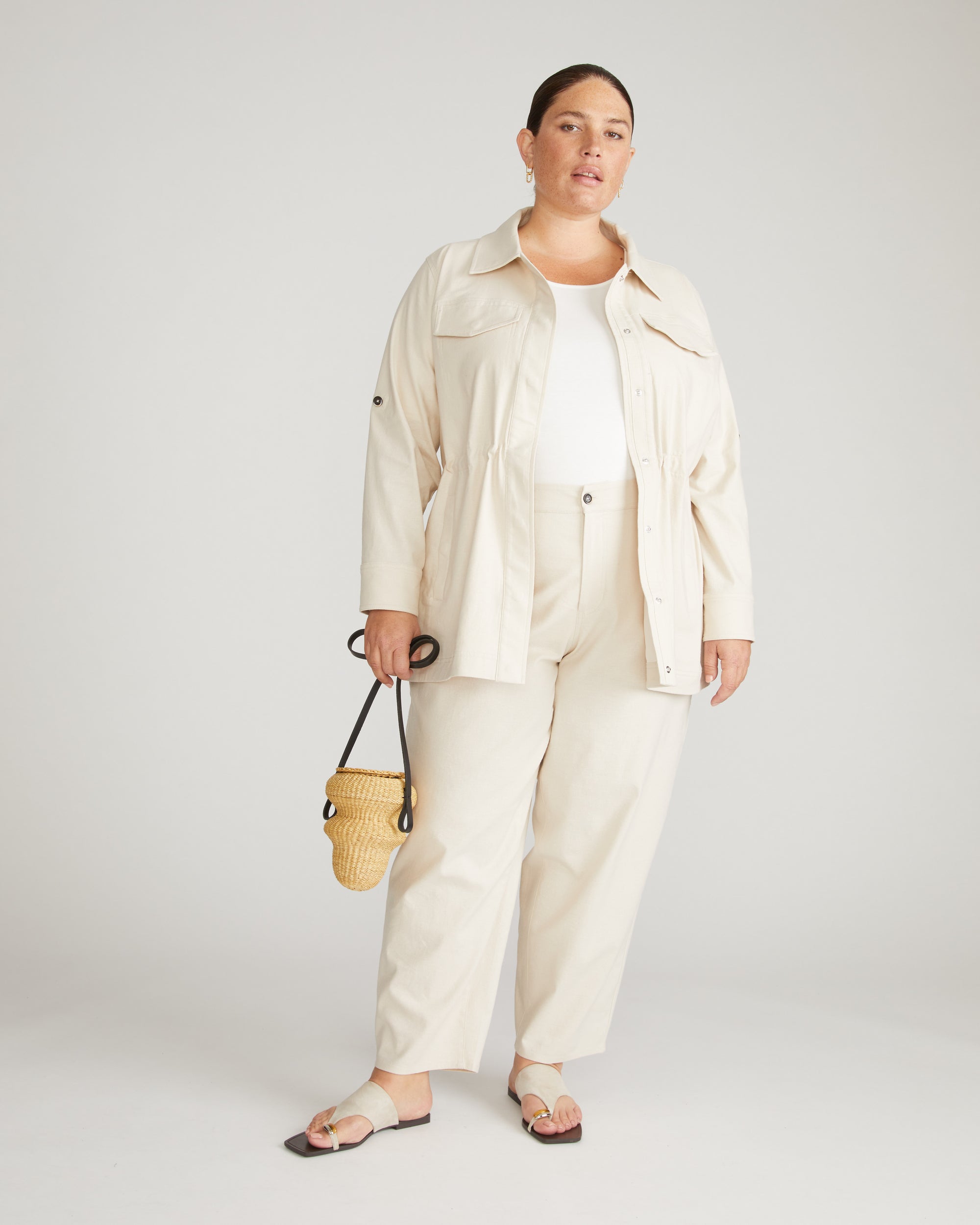 Vineyard Linen Jacket - Ecru
