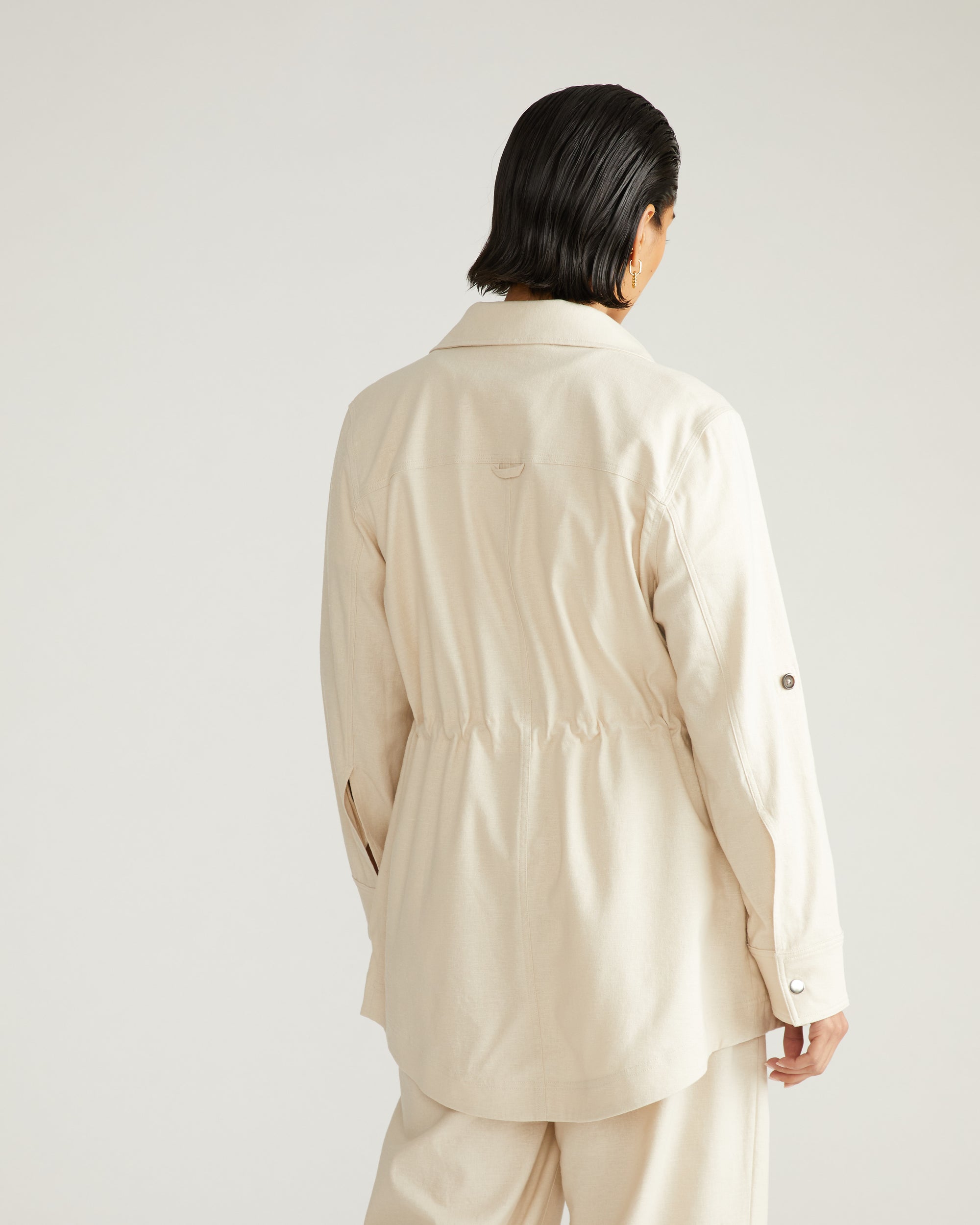 Vineyard Linen Jacket - Ecru