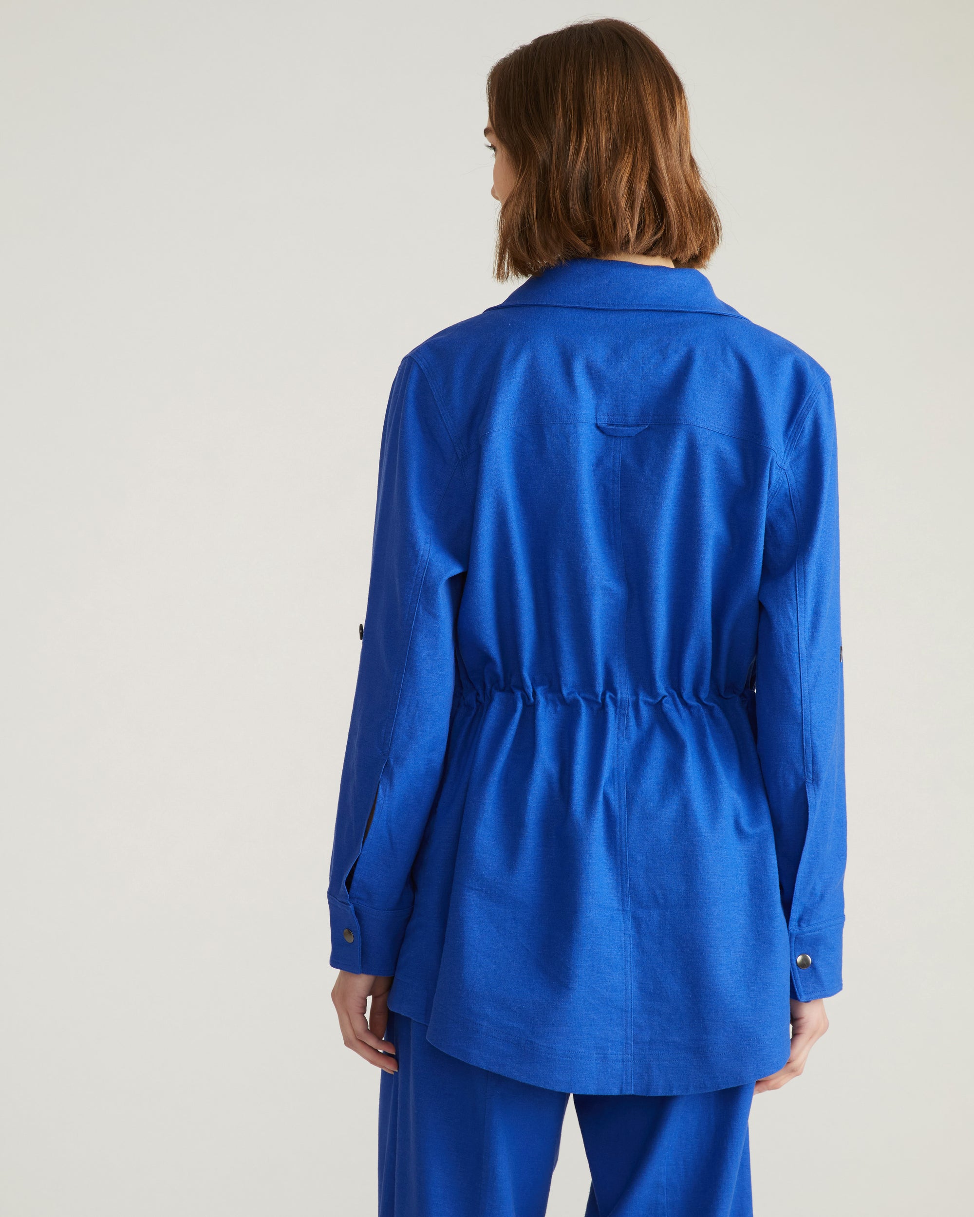 Vineyard Linen Jacket - Ultramarine
