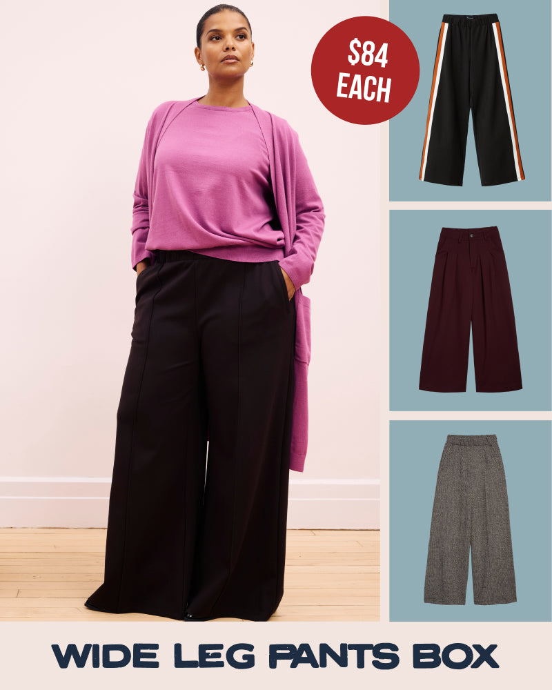 Wide Leg Pants Box