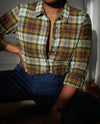 The Artist Poplin Shirt - Brown Plaid