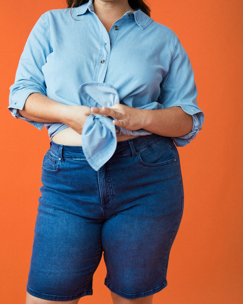 Bae Denim Shorts - True Blue