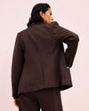 Bianca Double Breasted Ponte Blazer - Espresso | Plus Size & Straight Size Women's Fashion | Universal Standard