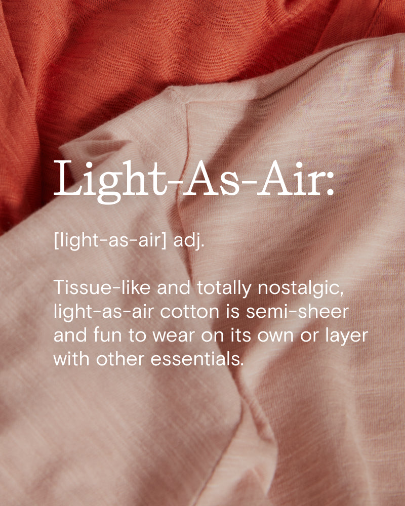 Light-As-Air Tee Rex - Vapor – Universal Standard