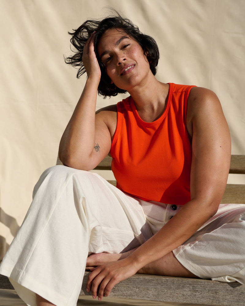 Cai High Neck Tank - Sun Fire
