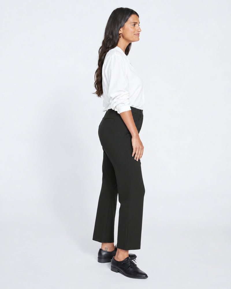 Cigarette Ponte Pants - Black | Plus Size & Straight Size Women's Fashion | Universal Standard