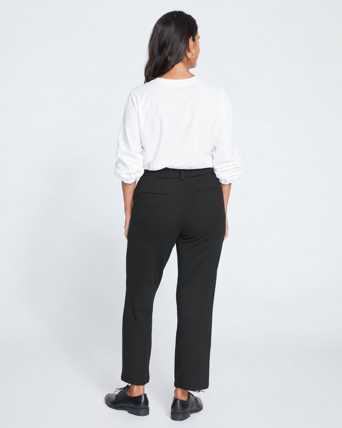 Cigarette Ponte Pants - Black | Plus Size & Straight Size Women's Fashion | Universal Standard
