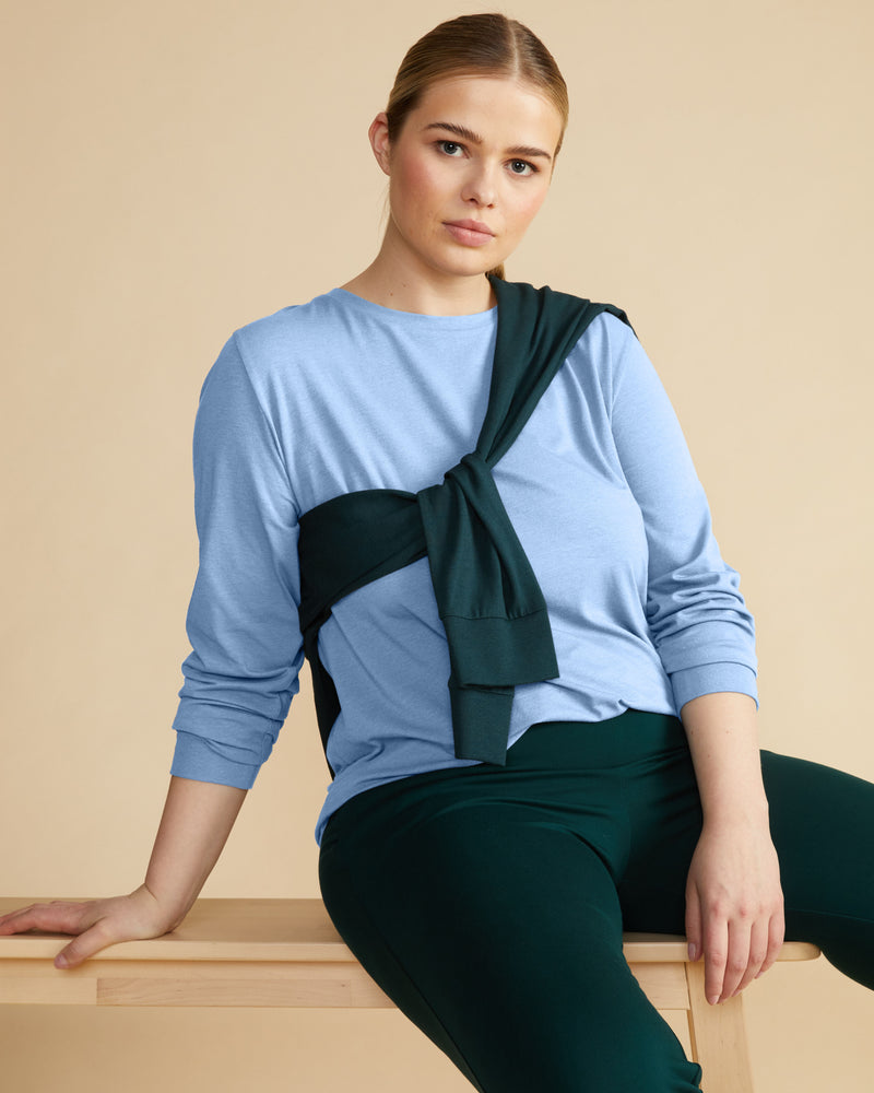 Long Sleeve Tee Rex - Seaside Blue