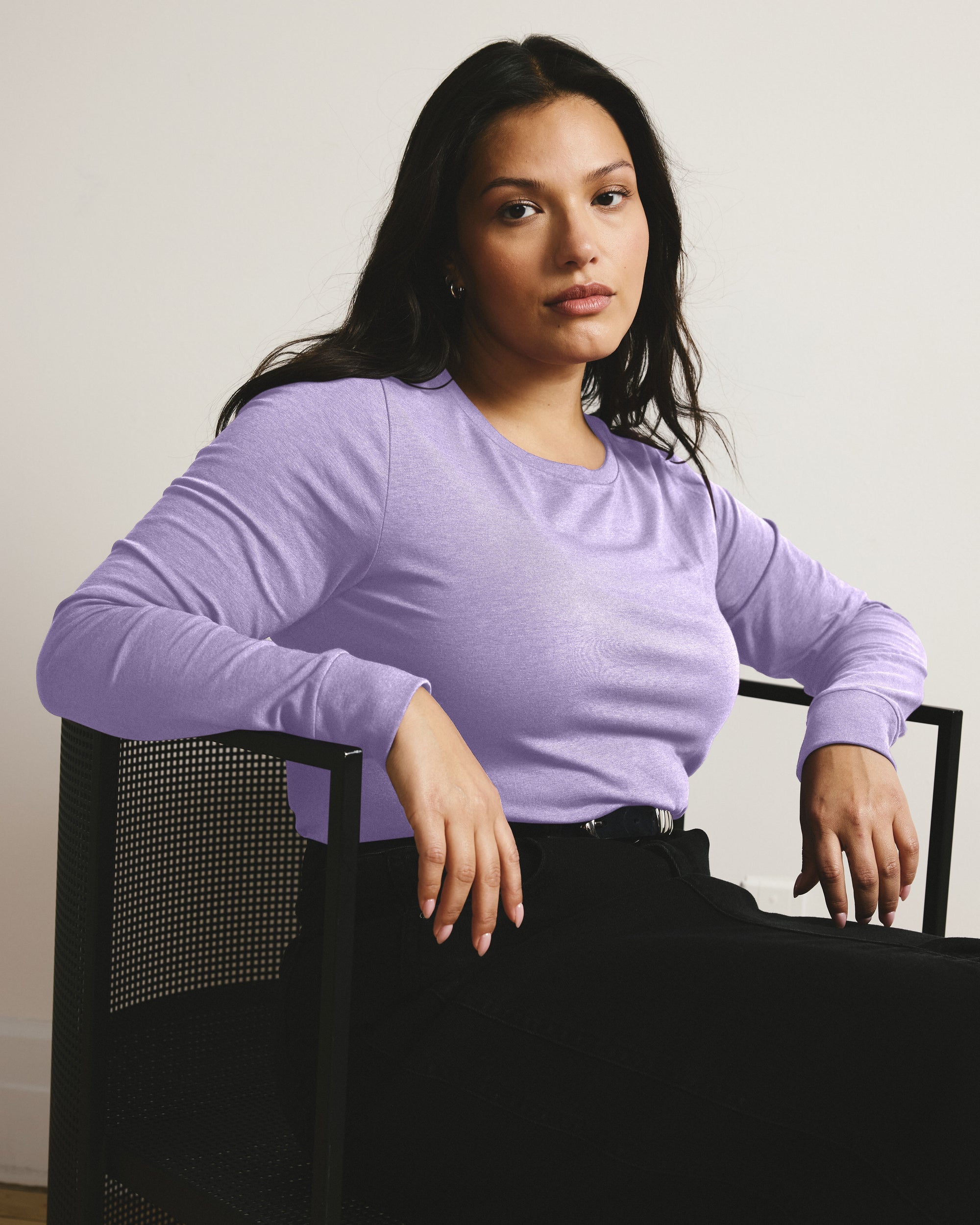 Long Sleeve Tee Rex - Purple Posey