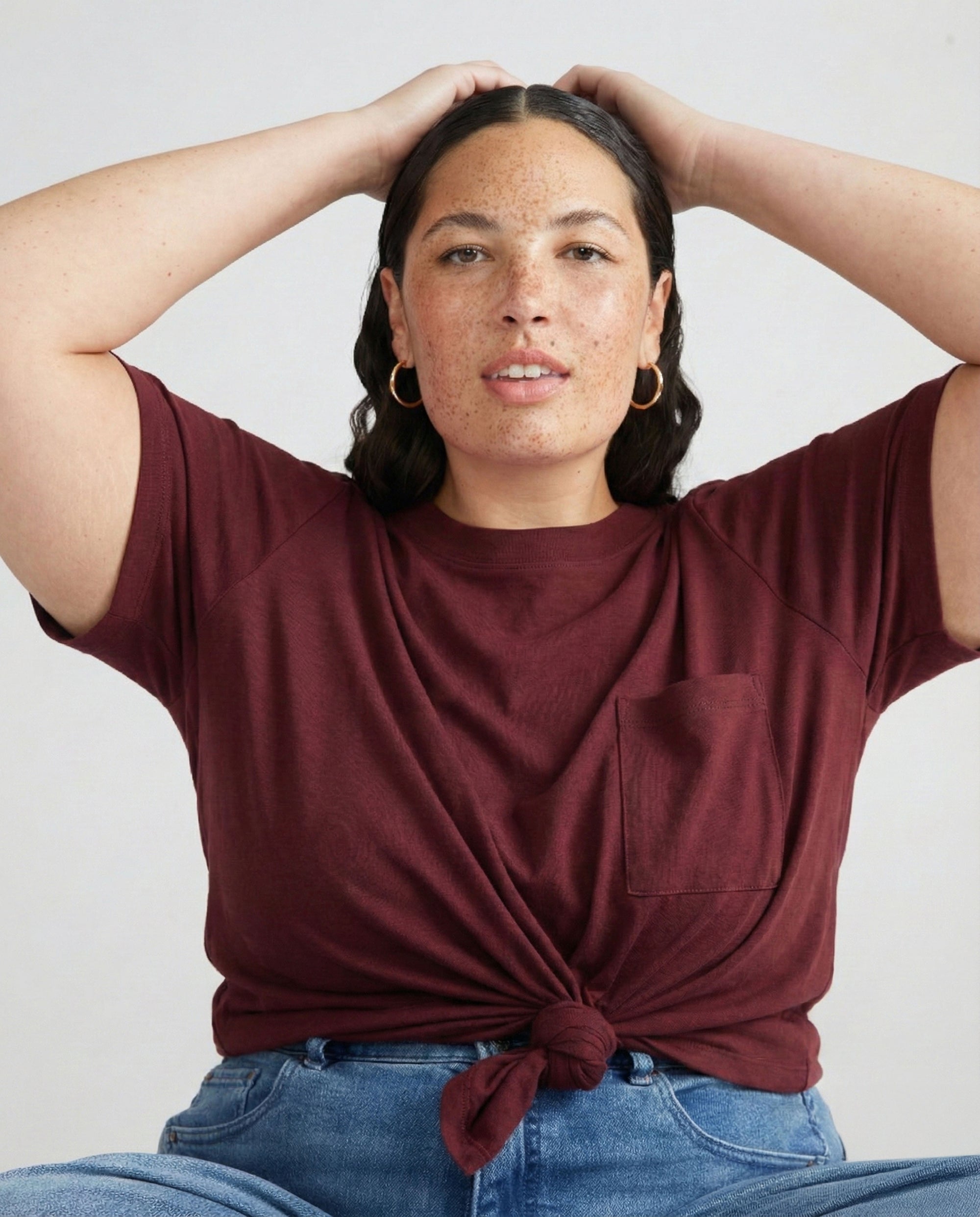 Garcon Tee - Black Cherry