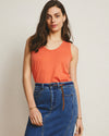 Light-As-Air Tank - Italian Orange | Plus Size & Straight Size Women's Fashion | Universal Standard