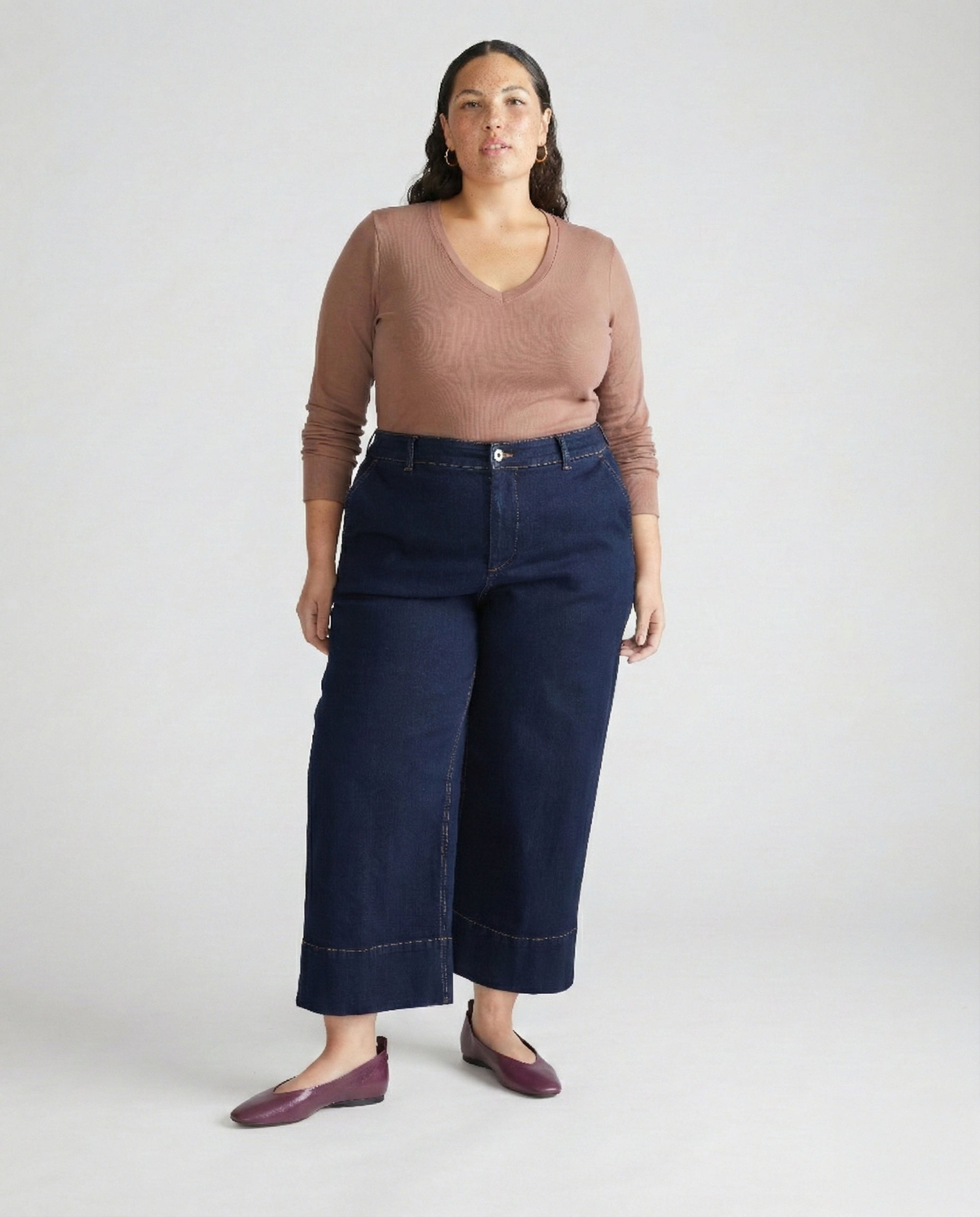 Long Sleeve V Rex - Allspice