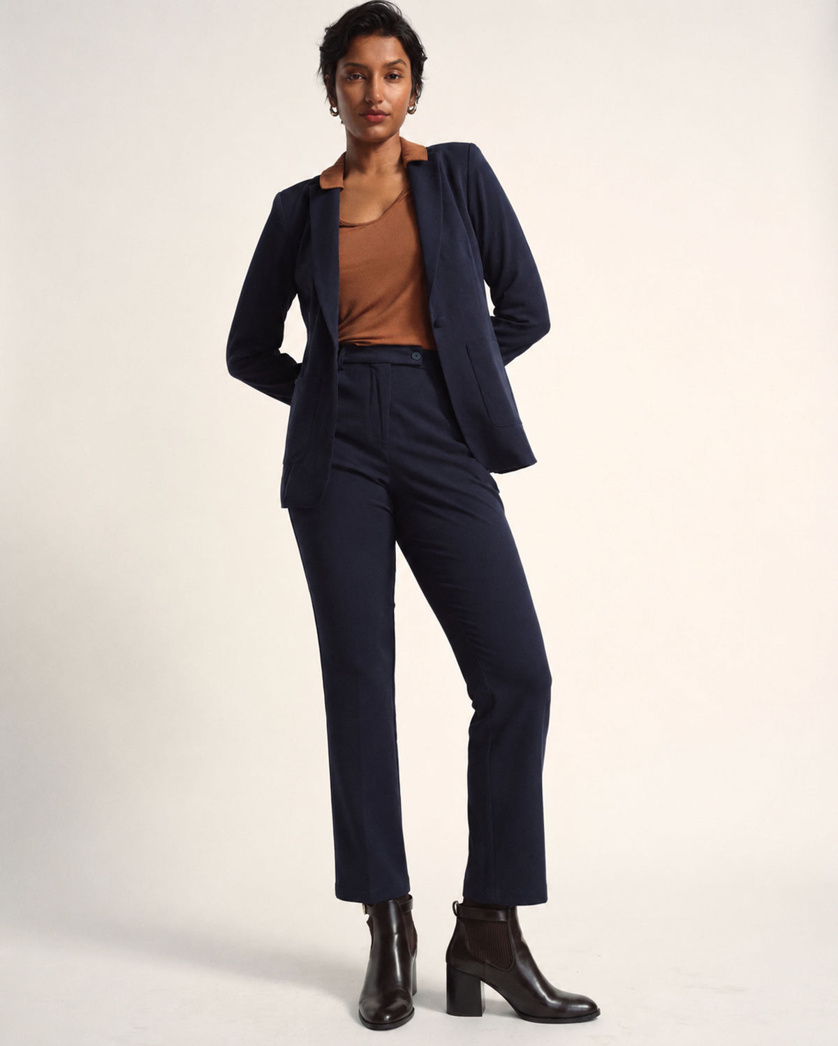 All Day Cigarette Pants - Navy | Plus Size & Straight Size Women's Fashion | Universal Standard