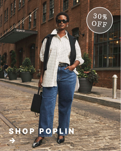 shop poplin 30% off
