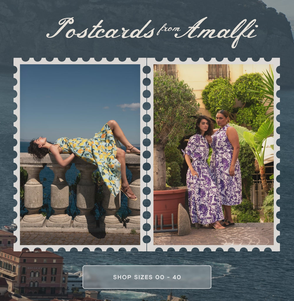 shop our latest collection and transport yourself to the sun-drenched cliffs of the Italian coast Shop sizes 00 - 40