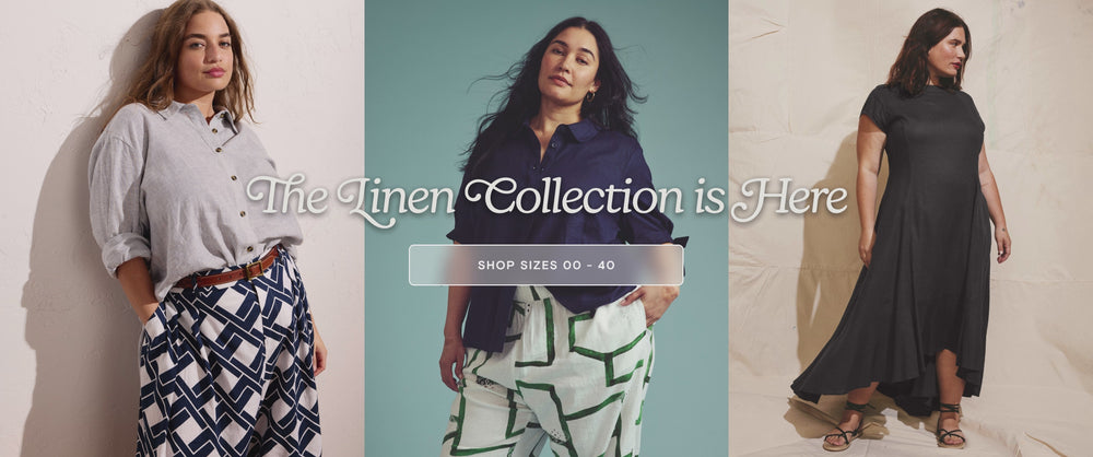 shop the universal standard linen collection in sizes 00 to 40