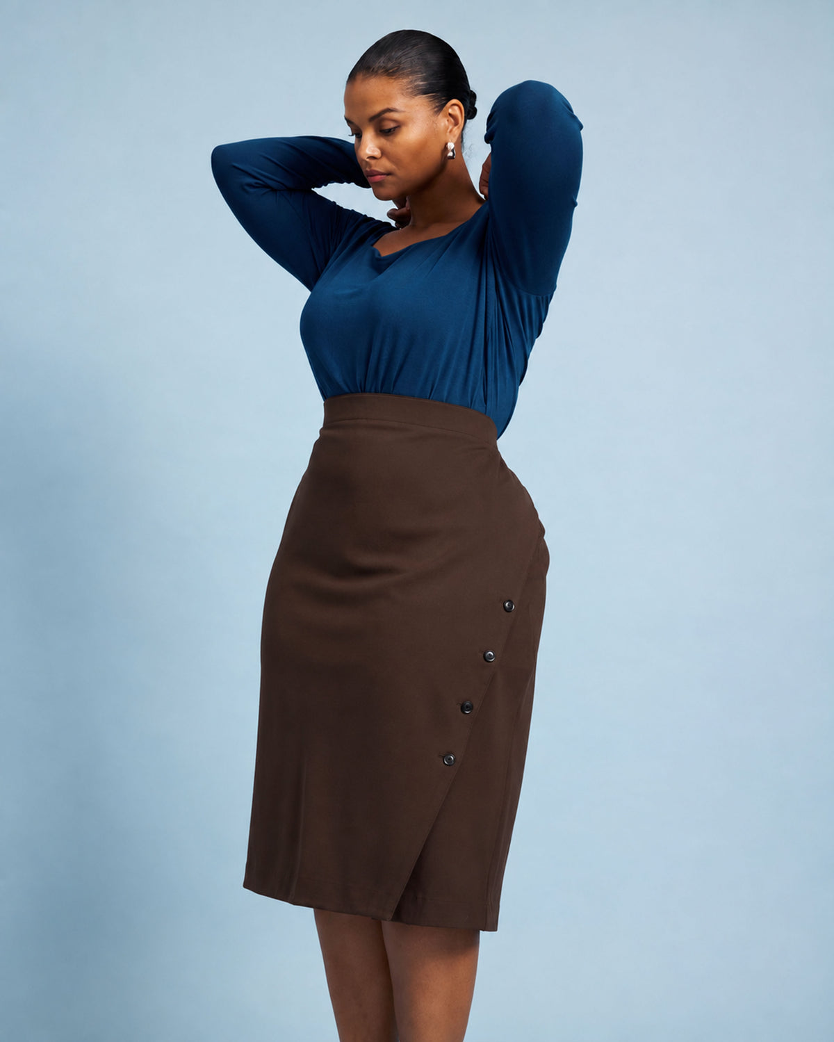 Anya Ponte Skirt - Espresso | Plus Size & Straight Size Women's Fashion | Universal Standard