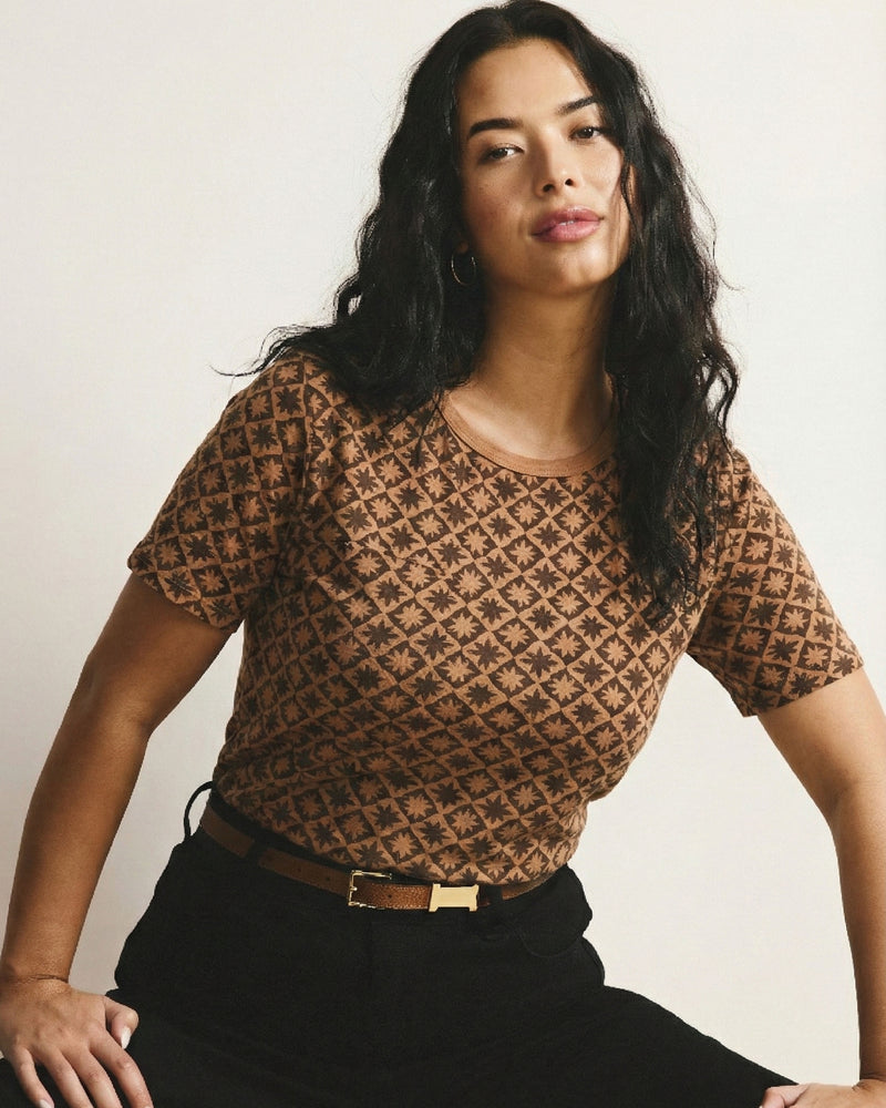 Tee Rex - Brown Hacienda Print