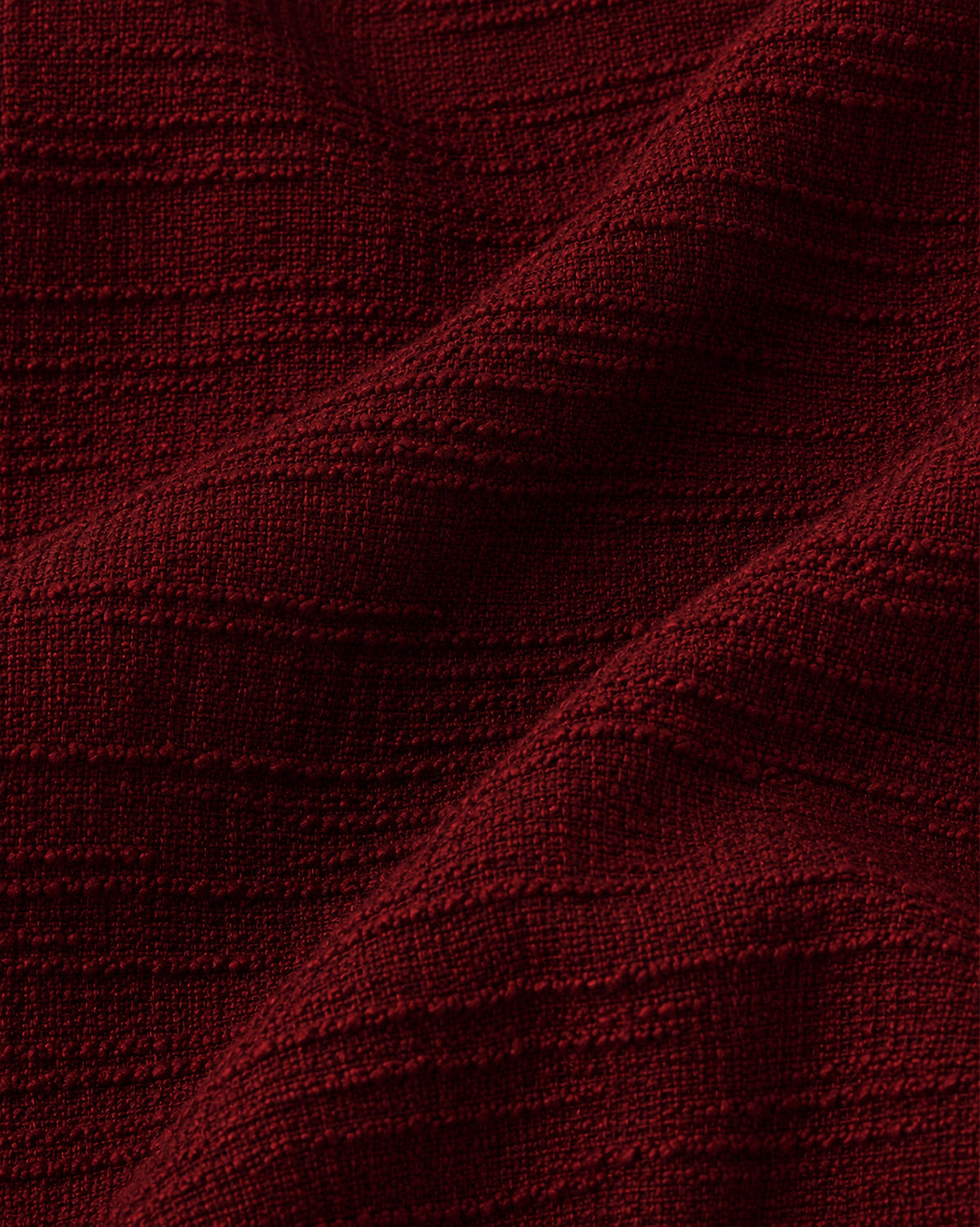 Statement Tailored Ponte Top - Deep Red Tweed