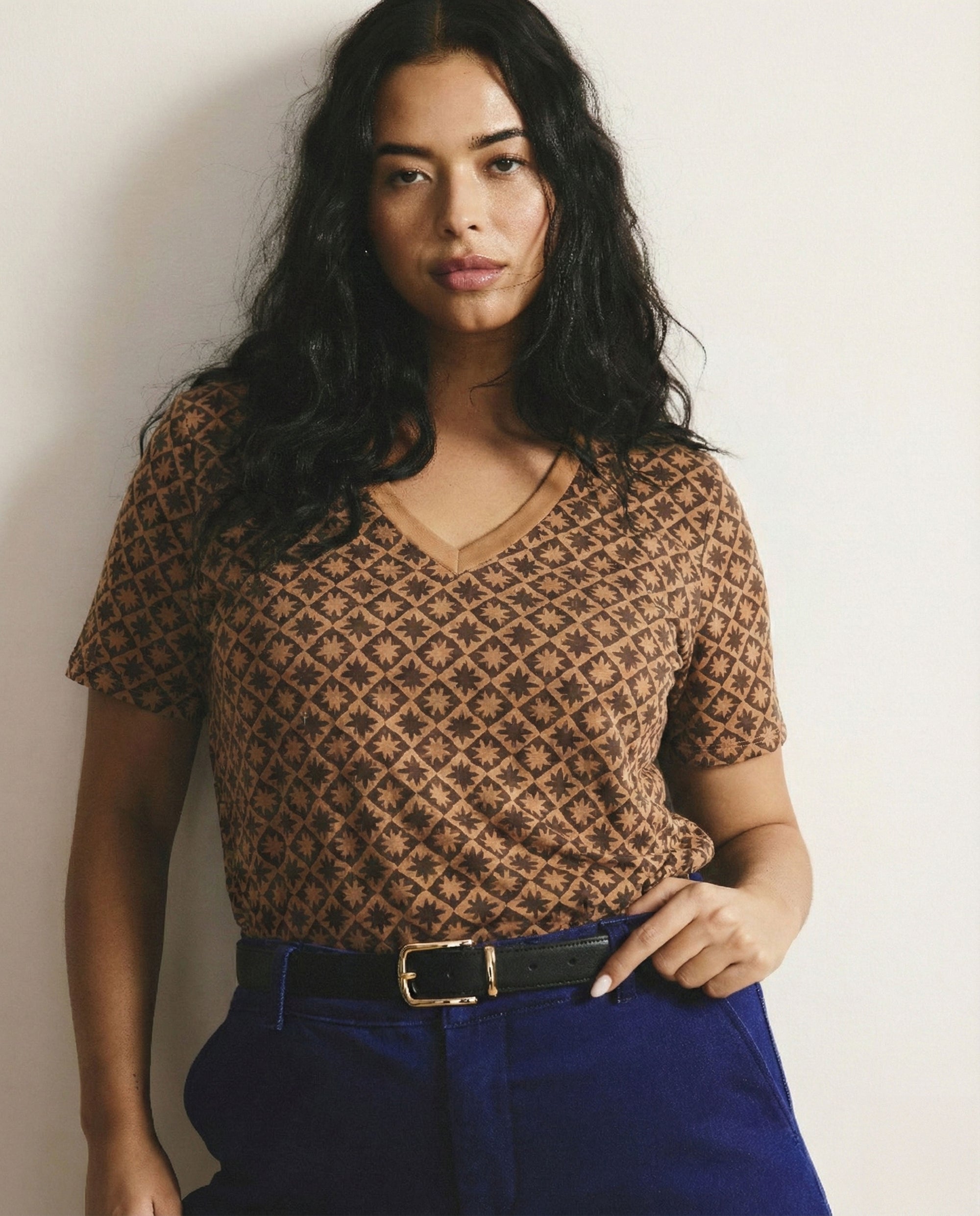 V Rex - Brown Hacienda Print