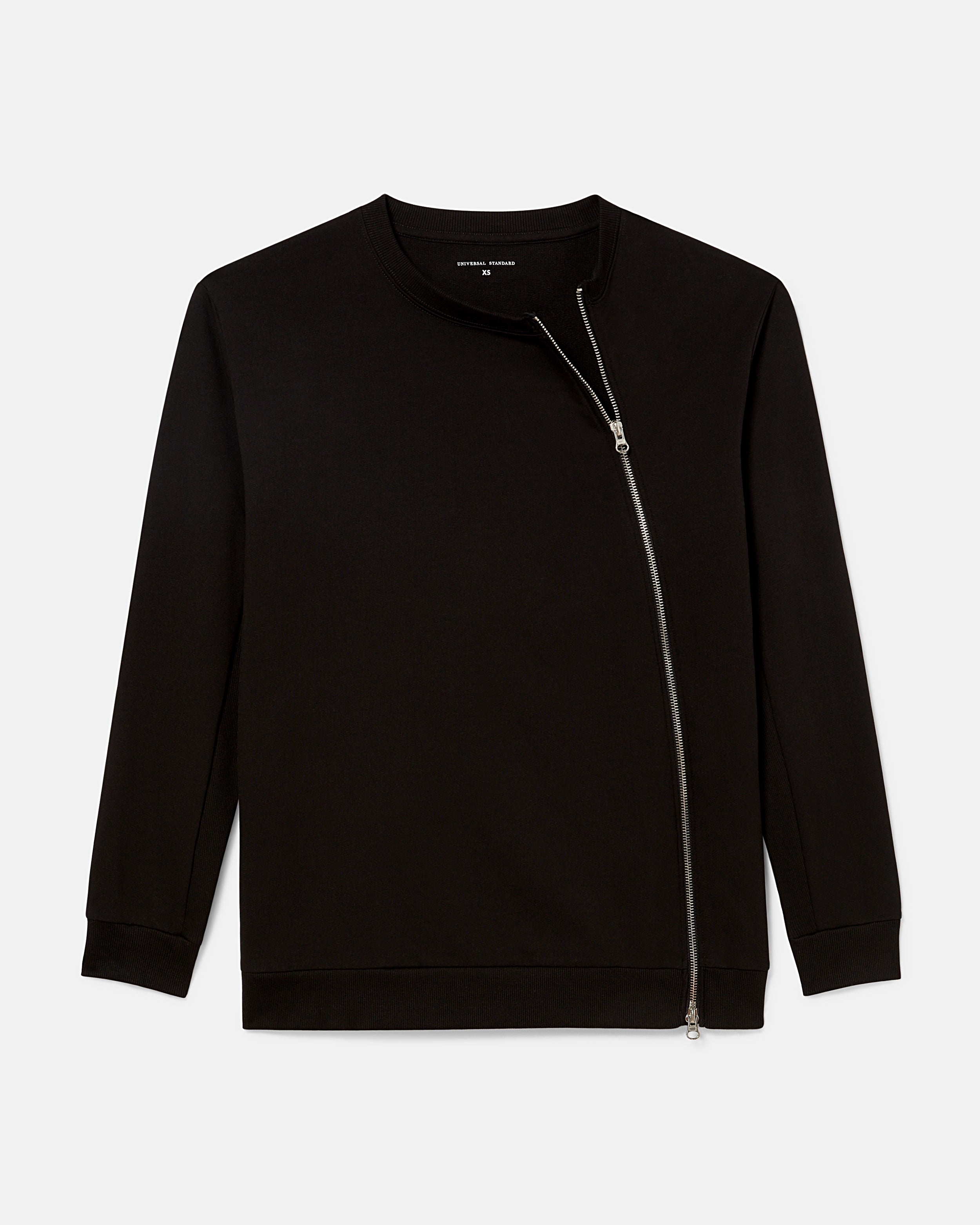 Meridien Zip Sweatshirt - Black – Universal Standard