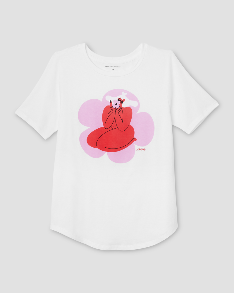 Ever Mothers Tee by Marylou Faure - White