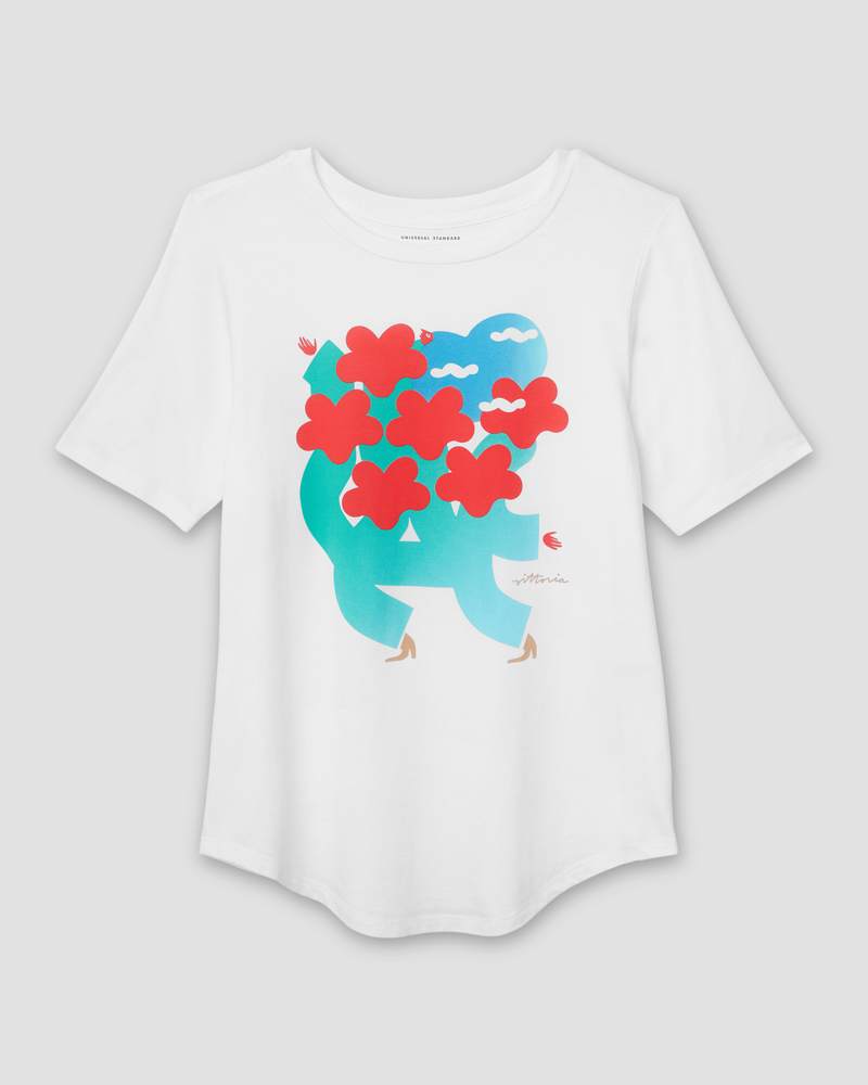 Ever Mothers Tee by Amber Vittoria - White