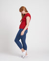 Ashley Cap Sleeve Tee - Sienna