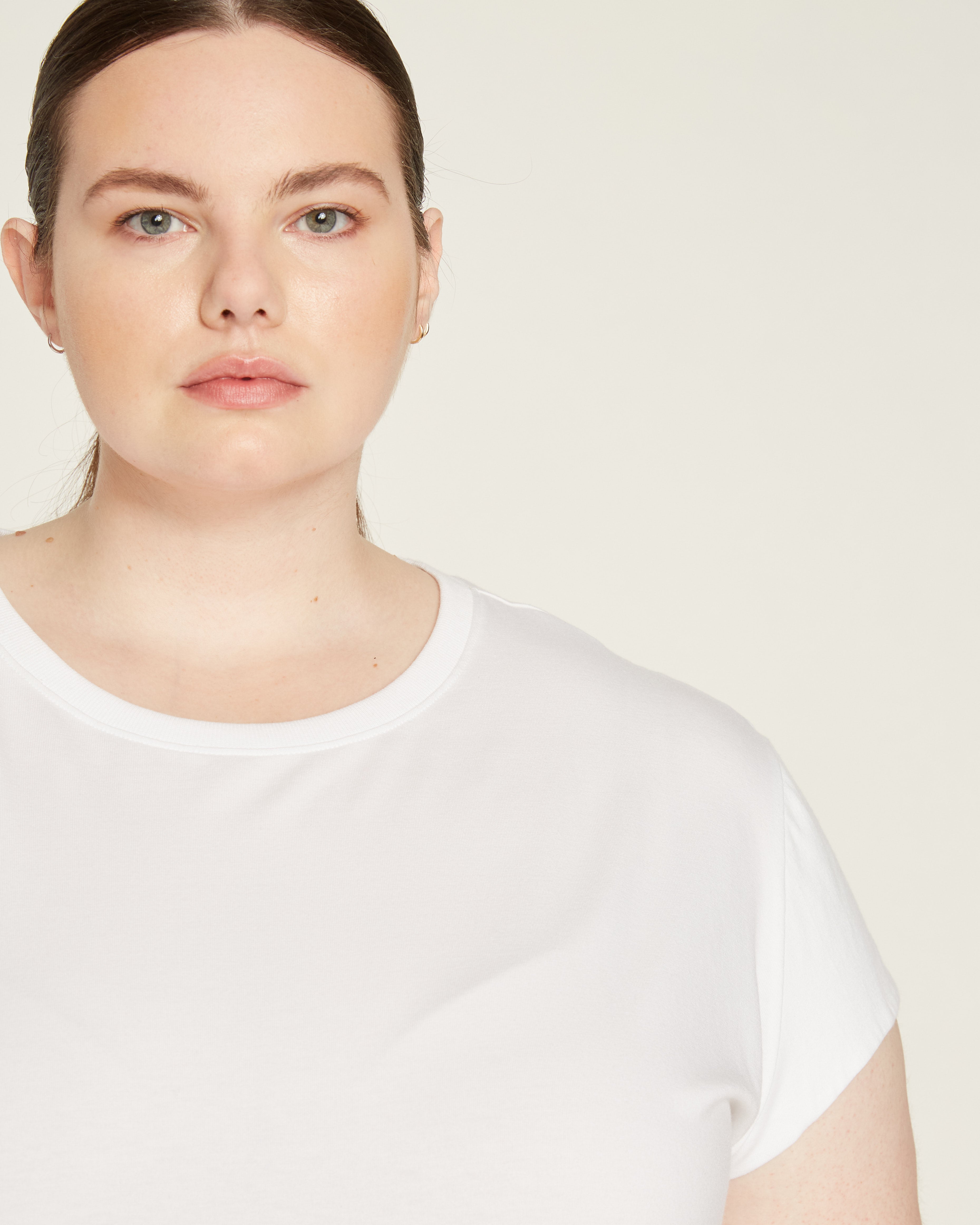 Ashley Cap Sleeve Tee - White – Universal Standard