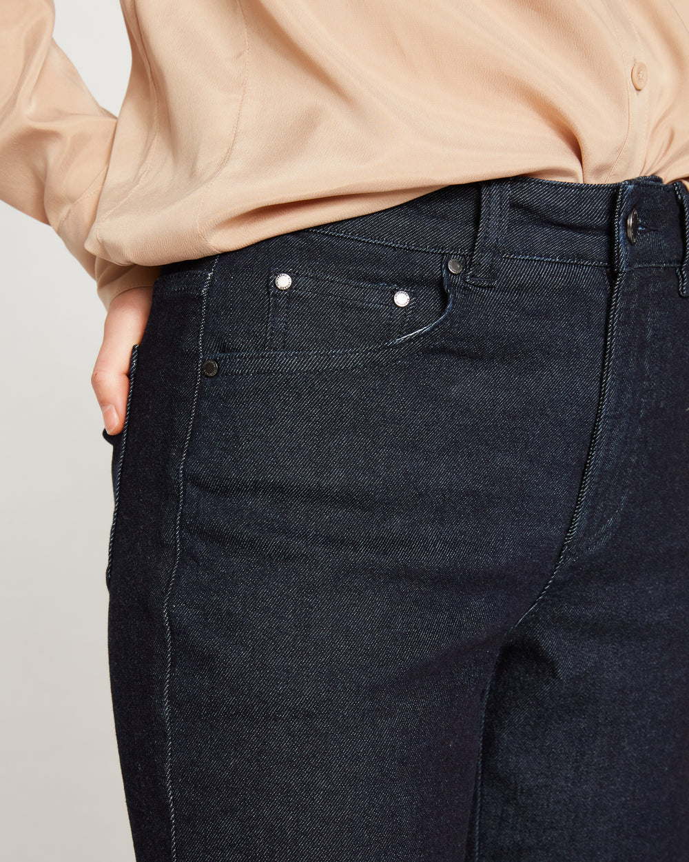 Bae Boyfriend Crop Jeans - Dark Indigo