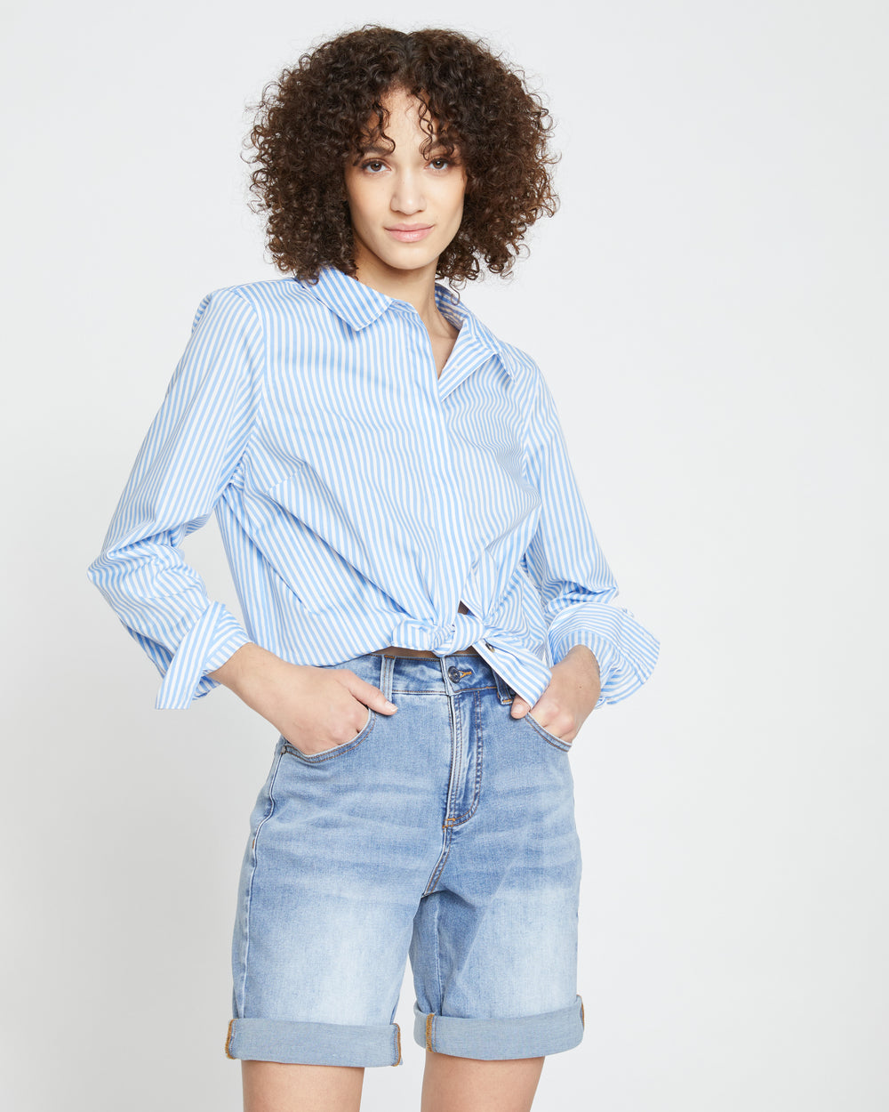 Bae Denim Shorts - New Wave Blue