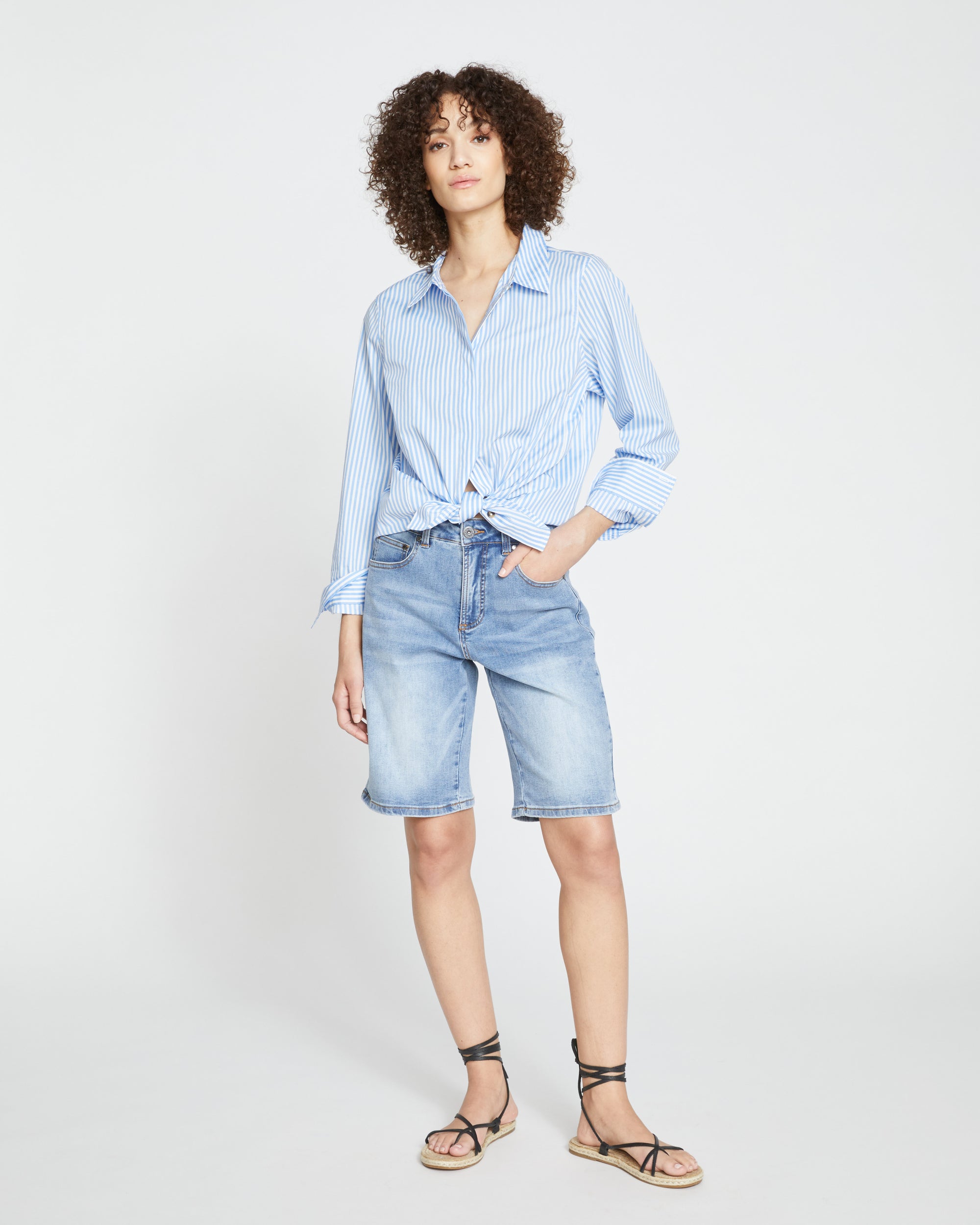 Bae Denim Shorts - New Wave Blue