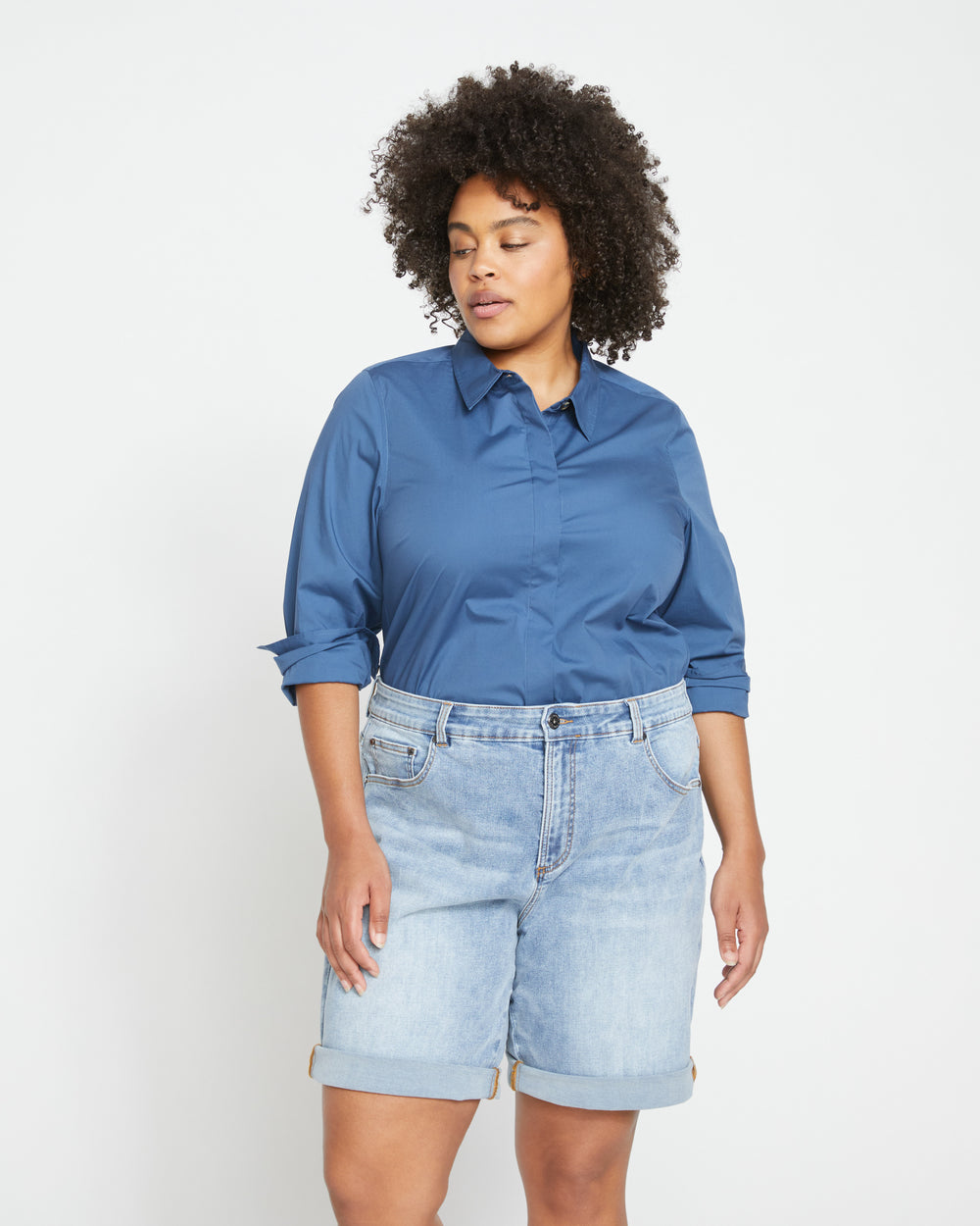 Bae Denim Shorts - New Wave Blue