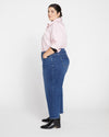 Lou High Rise Barrel Leg Jeans - Union City Blue