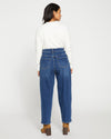 Lou High Rise Barrel Leg Jeans - Union City Blue