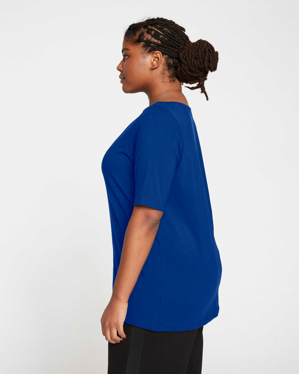 Bella Boatneck Tee - Lapis