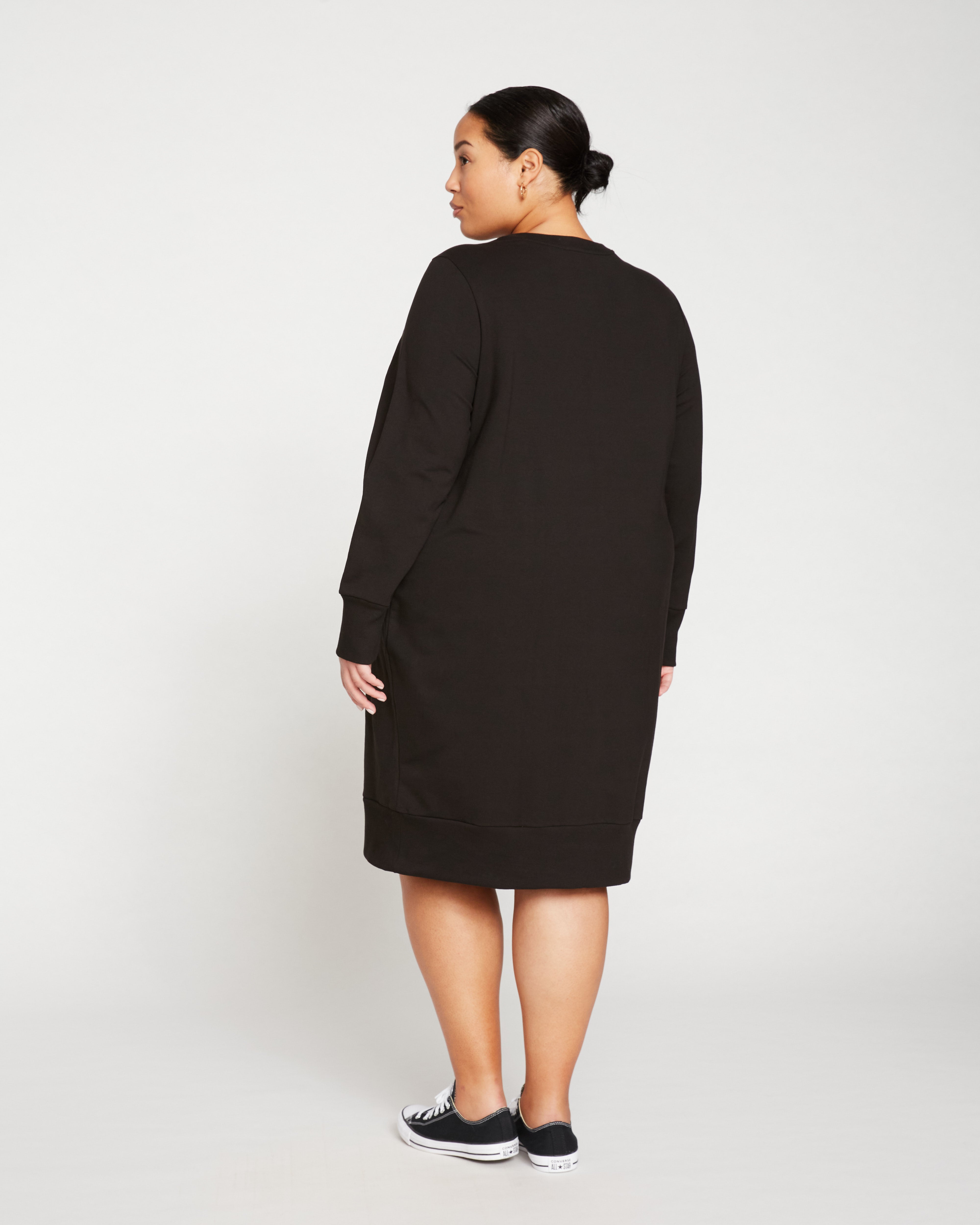 Bree Sweatshirt Dress - Black – Universal Standard