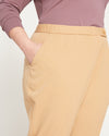All Day Cuffed Cigarette Pants - Cafe Au Lait
