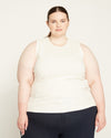 Cai High Neck Tank - White
