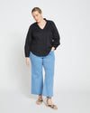 Saint-Honore Poplin Blouse - Black